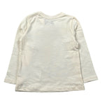 Guess Shirt Girocollo tinta unita con Stampa Panna per Neonato N63I4430IO9 PANNA GUESS 