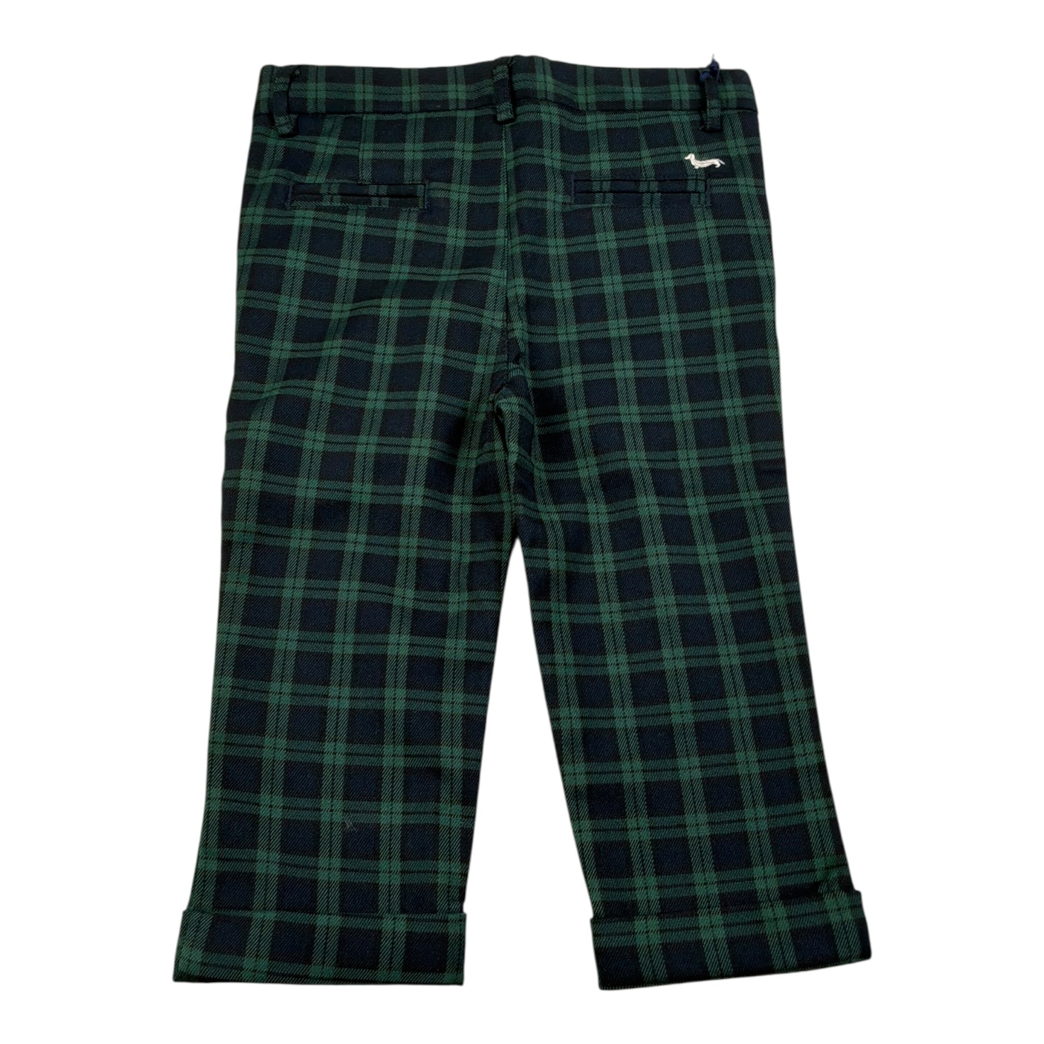 Harmont & Blaine Pantalone Fantasia Fantasia Quadri Blu/Verde per Neonato 241TJW008 BLU/VERDE HARMONT & BLAINE 
