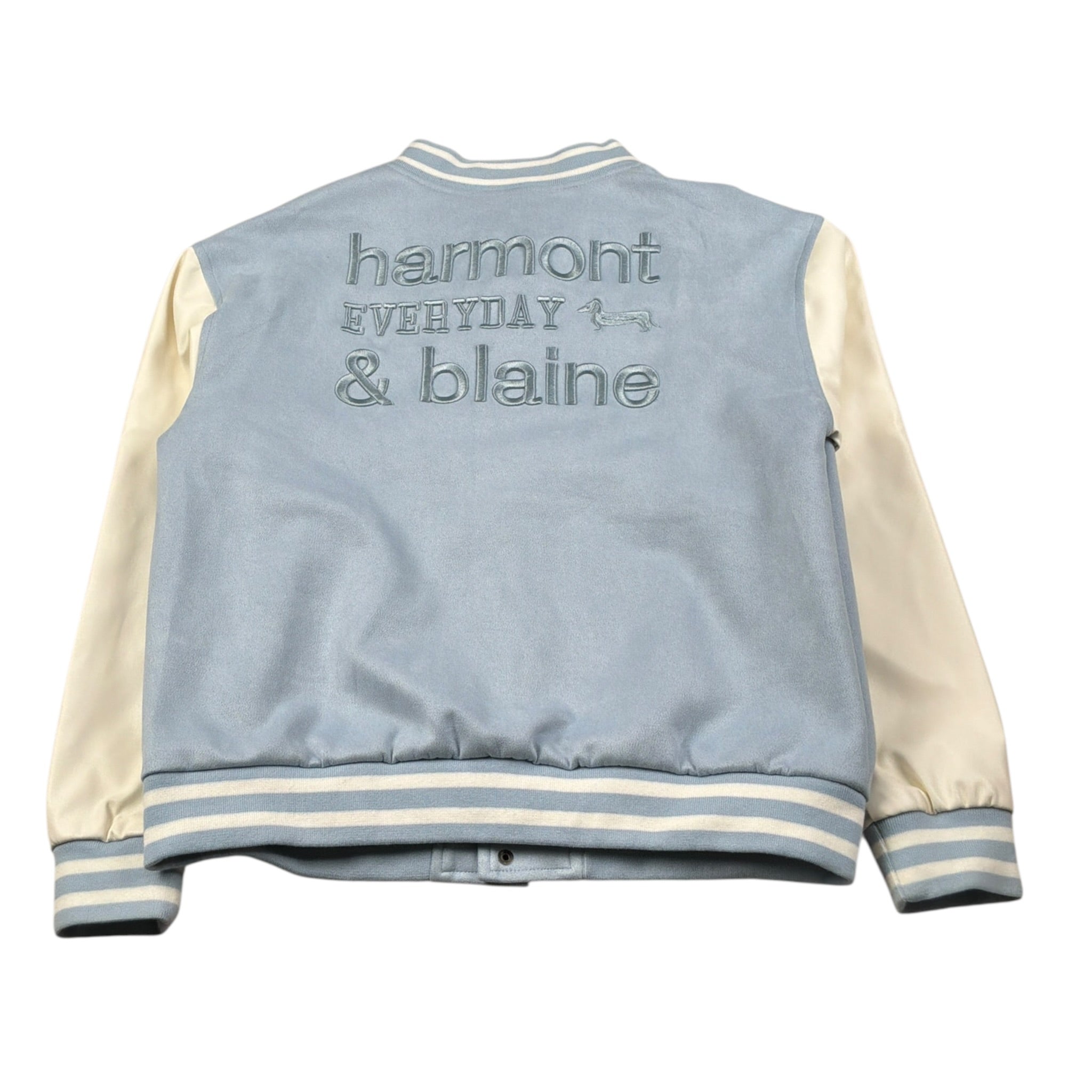 Harmont & Blaine Giubbino College tinta unita con Maglie In Contrasto Azzurro per Bambino 242JK001 AZZURRO HARMONT & BLAINE 