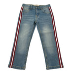 Harmont & Blaine Jeans tinta unita con Profili In Contrasto Azzurro per Bambino 5201XW001 AZZURRO HARMONT & BLAINE 