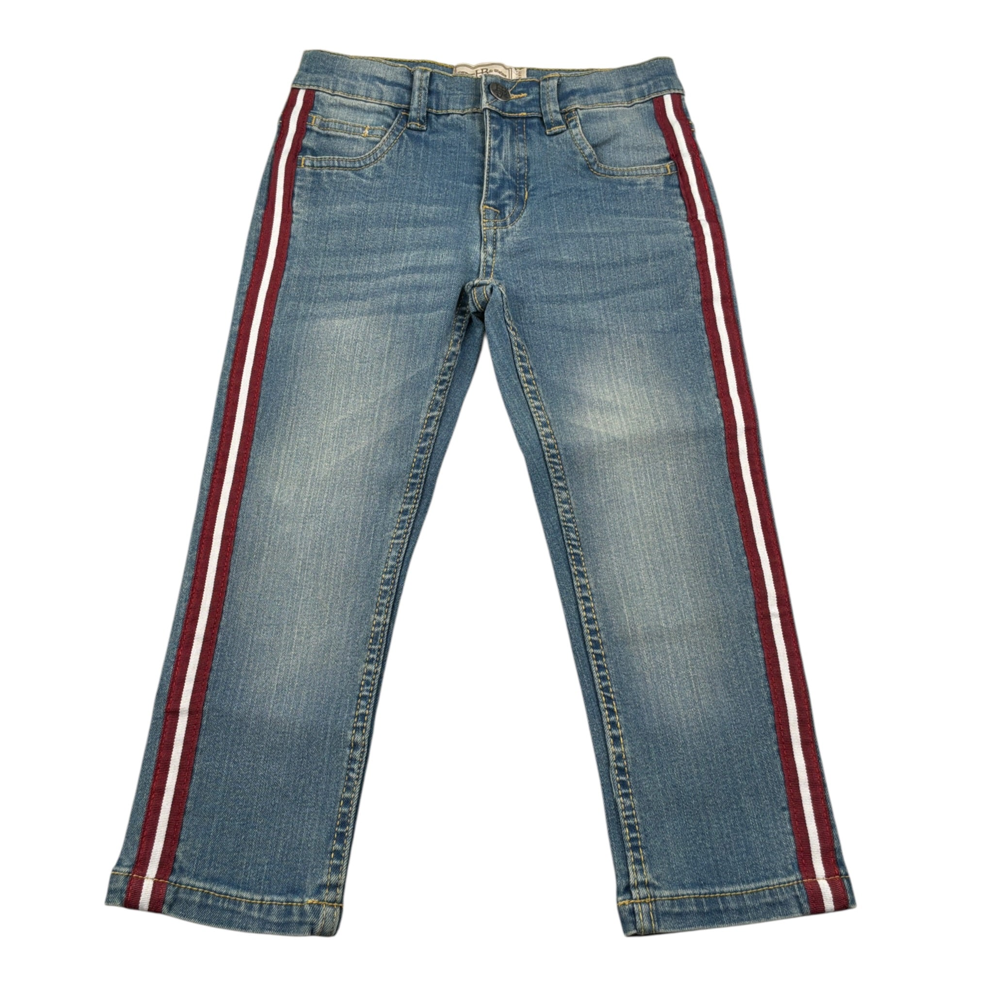 Harmont & Blaine Jeans tinta unita con Profili In Contrasto Azzurro per Bambino 5201XW001 AZZURRO HARMONT & BLAINE 
