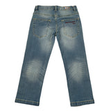 Harmont & Blaine Jeans tinta unita con Profili In Contrasto Azzurro per Bambino 5201XW001 AZZURRO HARMONT & BLAINE 
