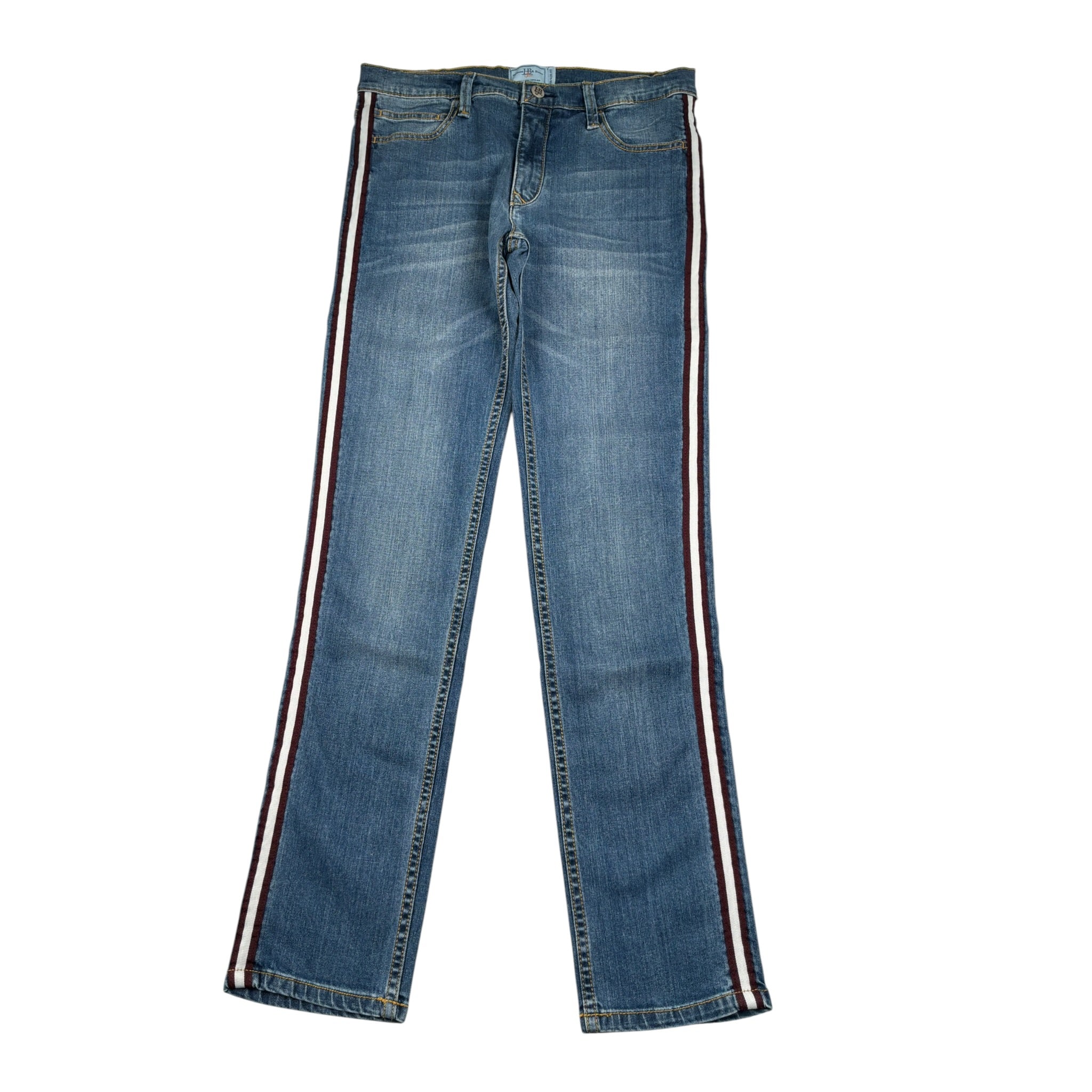 Harmont & Blaine Jeans tinta unita con Profili In Contrasto Blu per Bambino 5201XW001 BLU HARMONT & BLAINE 