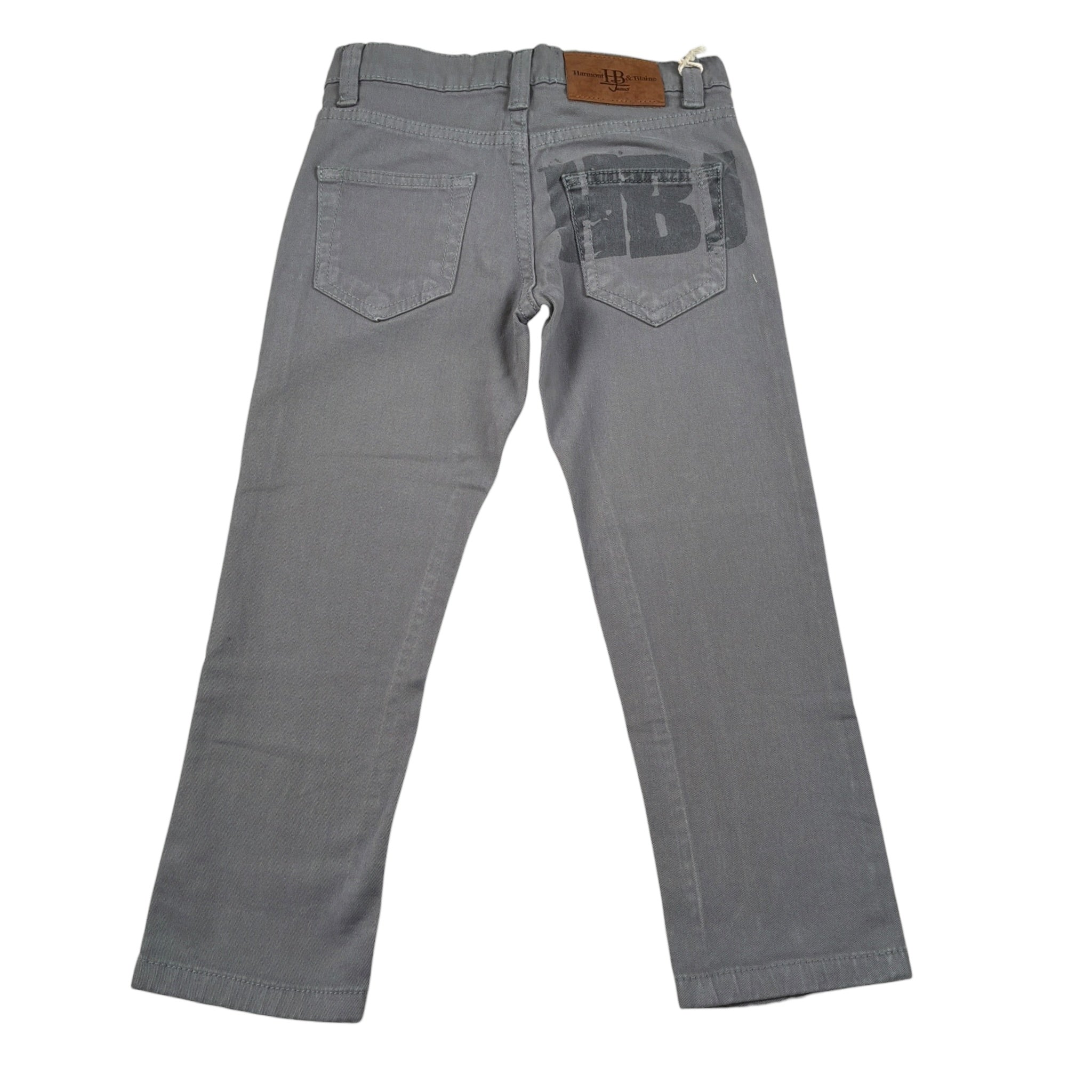 Harmont & Blaine Pantalone tinta unita con Girovita Regolabile Grigio per Bambino 5201XW005 GRIGIO HARMONT & BLAINE 