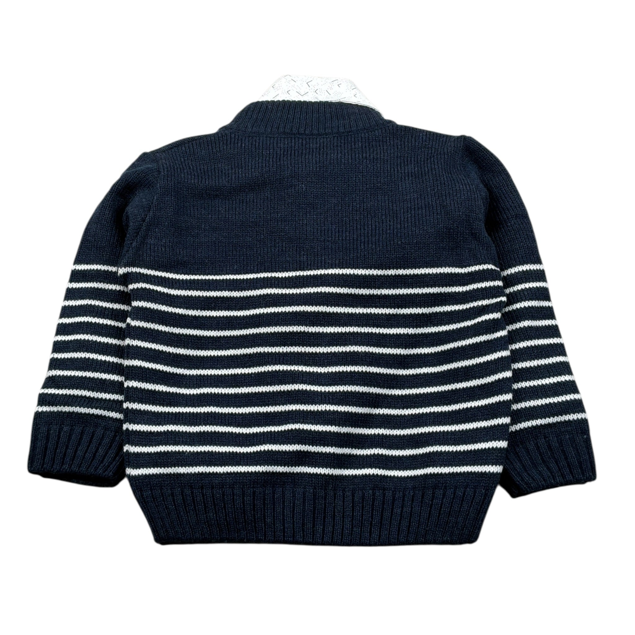 Hashstag For Boys Completo 2 Pezzi Camicia-Cardigan Blu per Neonato 243606 BLU HASHSTAG FOR BOYS 