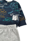 Hashstag For Boys Completo 2 Pezzi Felpa-Pantalone Blu per Neonato 255612 BLU HASHSTAG FOR BOYS 