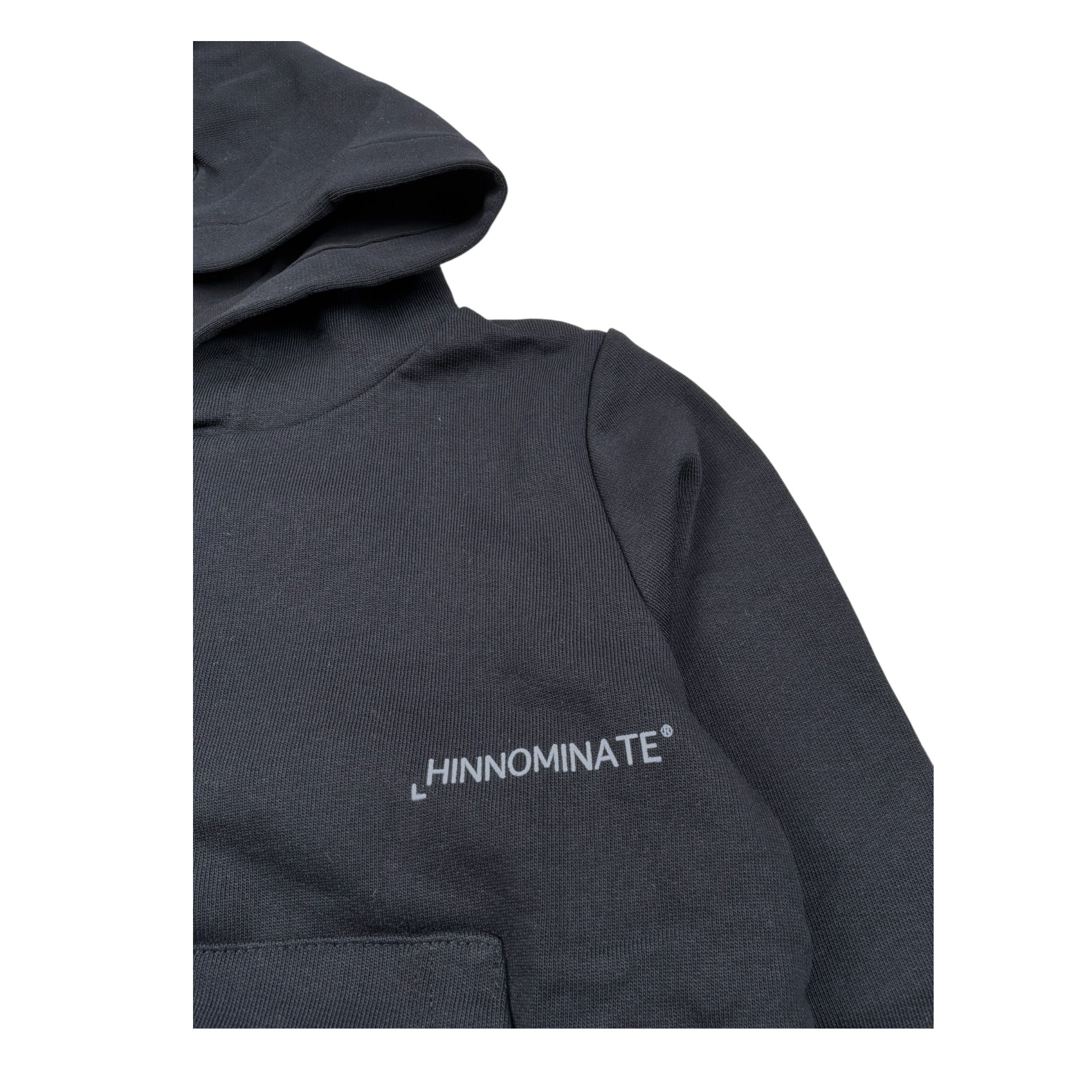 Hinnominate Felpa Chiusa con Cappuccio tinta unita Nero per Bambino 3641F00116 NERO HINNOMINATE 