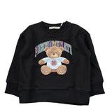 Hinnominate Felpa tinta unita con Stampa Nero per Bambino 3641F00285 NERO HINNOMINATE 