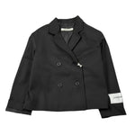 Hinnominate Giacca tinta unita Doppiopetto Nero per Bambina 3641J00198 NERO HINNOMINATE 