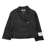 Hinnominate Giacca tinta unita Doppiopetto Nero per Bambina 3641J00198 NERO HINNOMINATE 