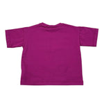 Hinnominate T-Shirt Girocollo tinta unita con Logo Viola per Bambina 3642M00110 VIOLA HINNOMINATE 