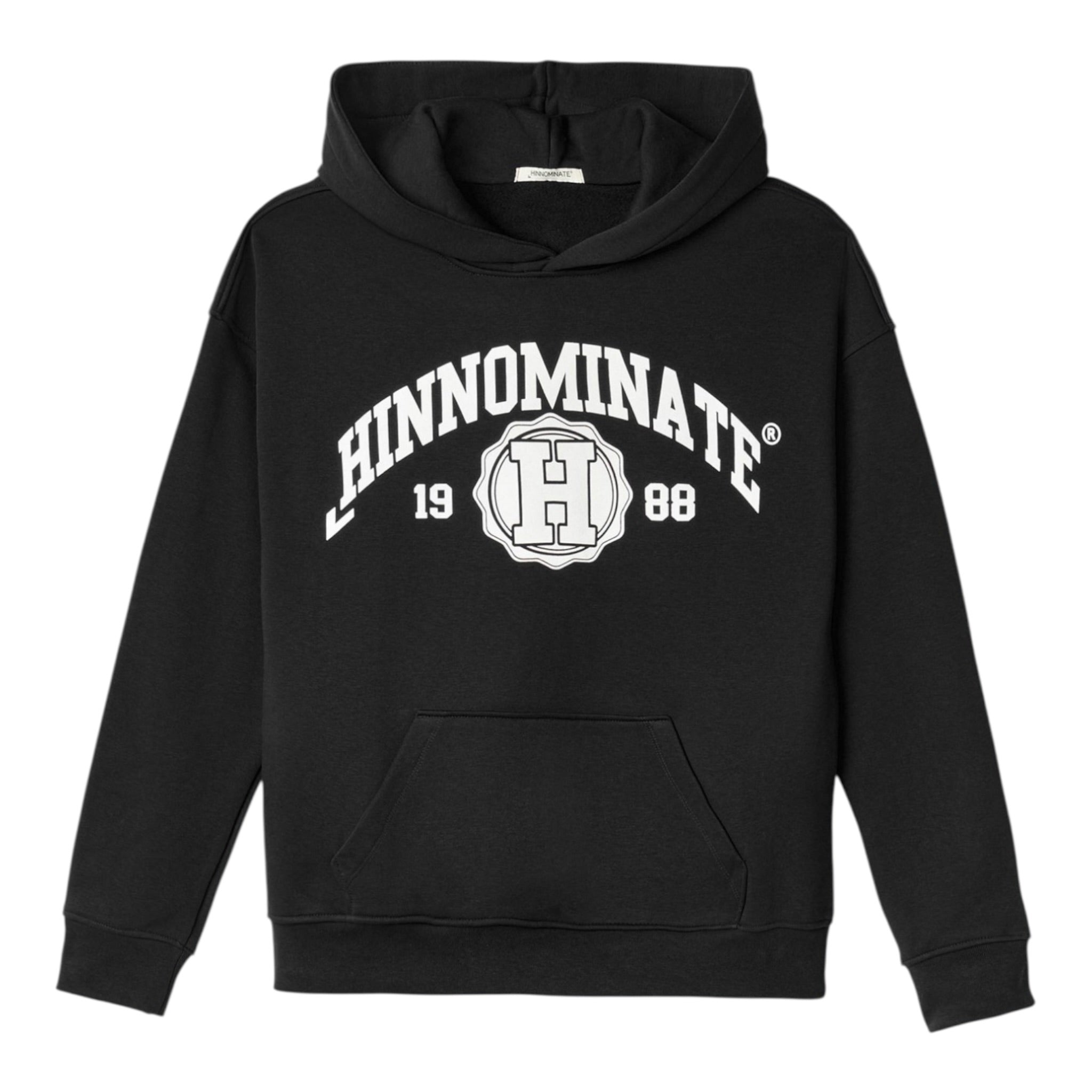 Hinnominate Felpa Chiusa con Cappuccio tinta unita Nero per Bambino 36UXF00151 NERO HINNOMINATE 