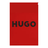 Hugo Shirt tinta unita con Stampa Rosso per Bambino G00145 ROSSO HUGO 