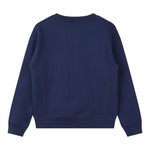 Hugo Felpa Girocollo tinta unita con Logo Blu per Bambino G00167 BLU HUGO 