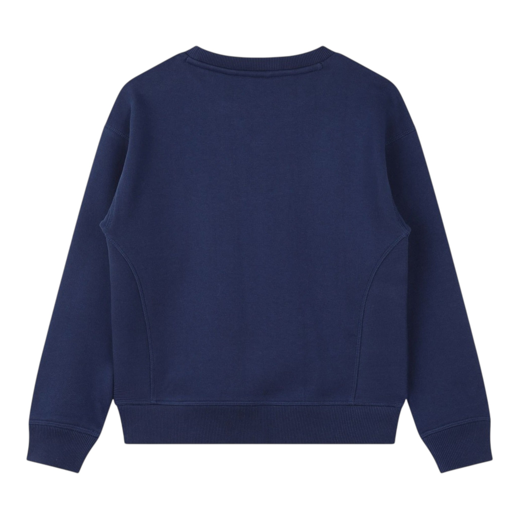 Hugo Felpa Girocollo tinta unita con Logo Blu per Bambino G00167 BLU HUGO 