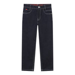 Hugo Jeans tinta unita con Logo Blu per Bambino G00193 BLU HUGO 