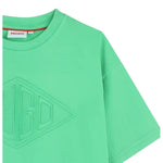 Hugo T-Shirt tinta unita con Stampa Verde per Bambino G00337 VERDE HUGO 
