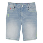 Hugo Bermuda In Denim tinta unita Azzurro per Bambino G00373 AZZURRO HUGO 