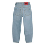Hugo Jeans tinta unita con Logo Azzurro per Bambino G00381 AZZURRO HUGO 