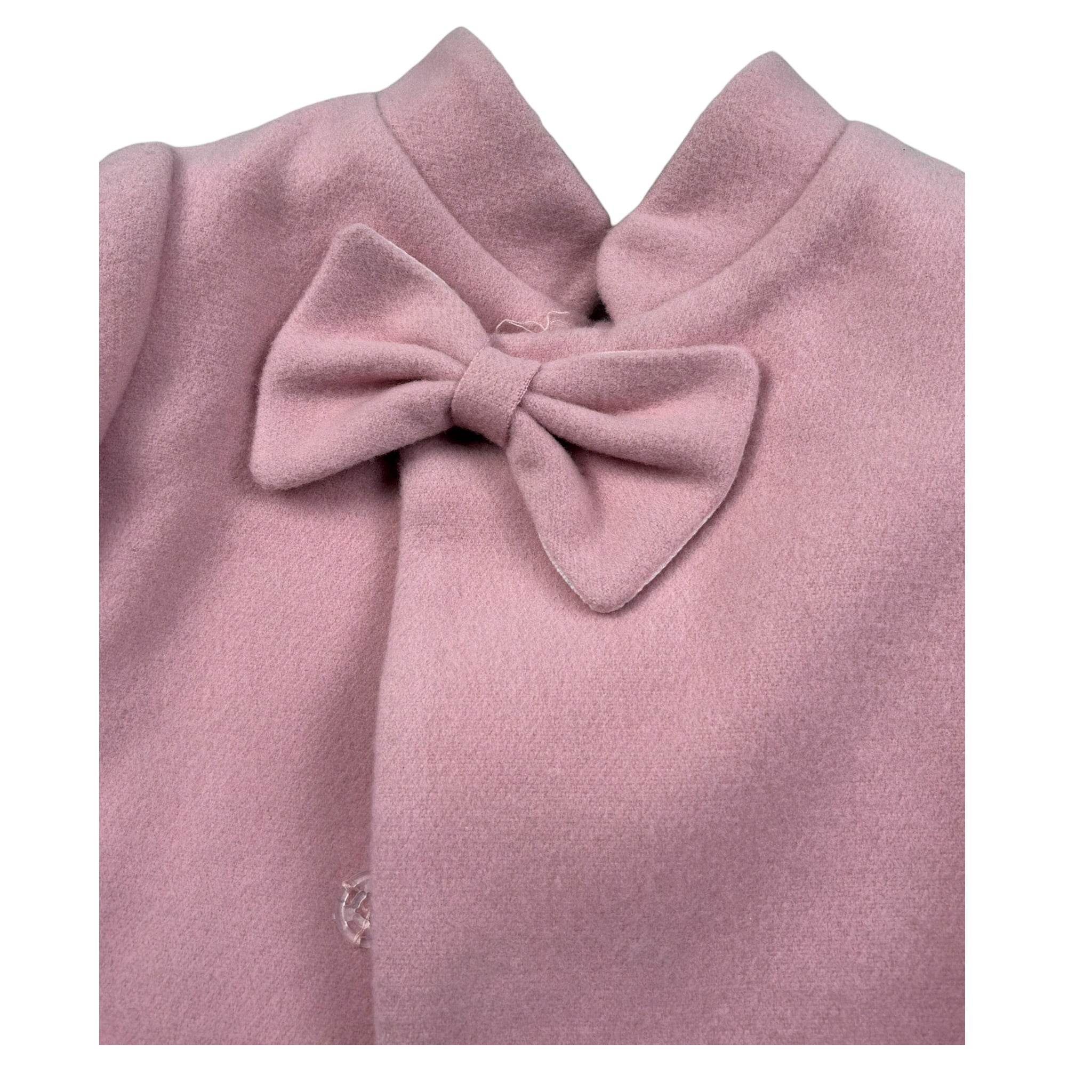 I Delfi Cappotto tinta unita Rosa per Neonata 24A4465 ROSA I DELFI 