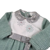 I Delfi Tutina tinta unita In Filo Verde per Neonata 25A6000 VERDE I DELFI 
