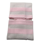 I Delfi Coperta Bicolore con Stampa Rosa per Neonata 25A6225 ROSA I DELFI 