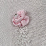 I Delfi Coperta Bicolore con Stampa Rosa per Neonata 25A6225 ROSA I DELFI 