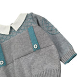 I Delfi Completo 2Pz Maglia-Pantalone Grigio per Neonato 25A6461 GRIGIO I DELFI 