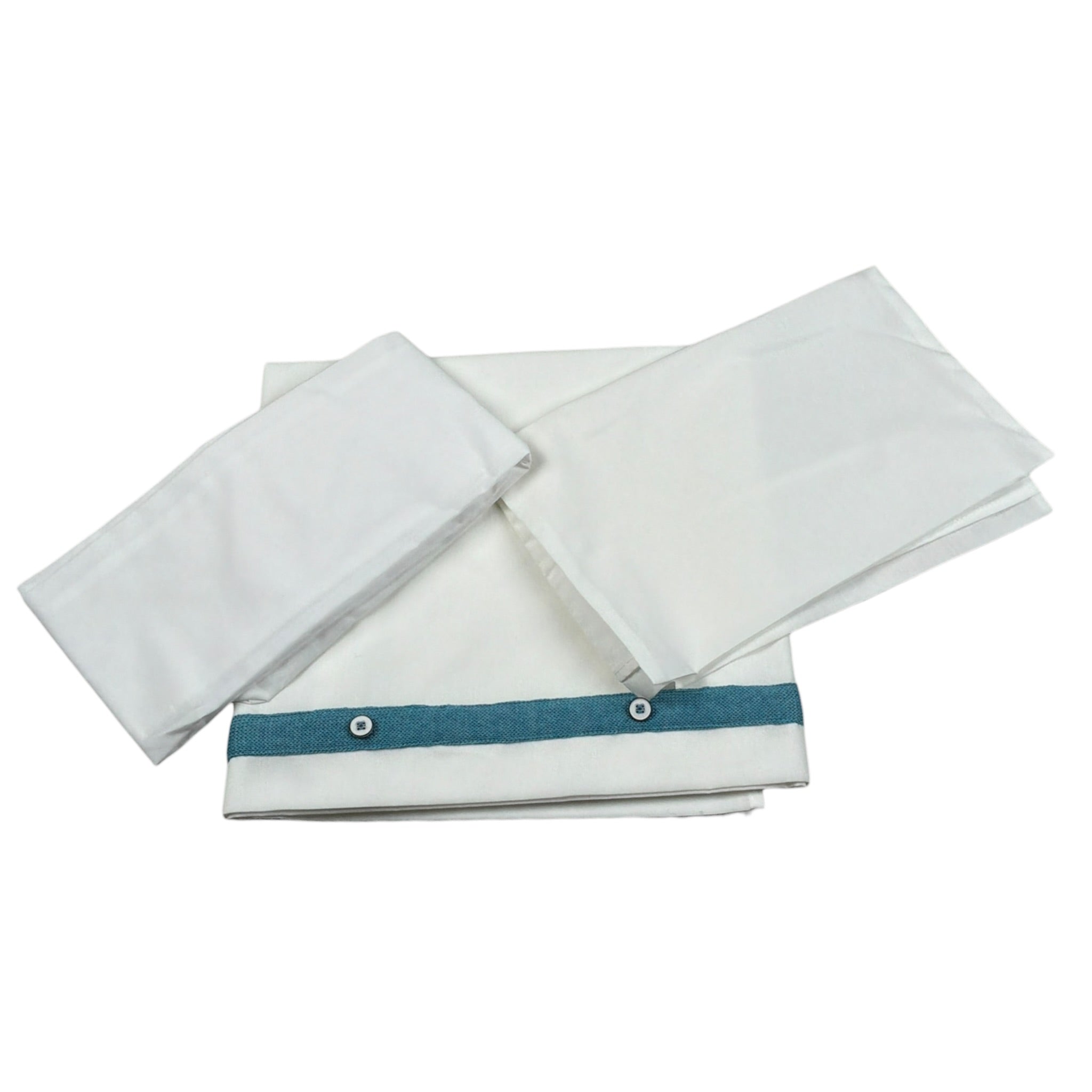 I Delfi Set 3 Pezzi Lenzuola Tinta Nita Panna per Neonato 25A6464 PANNA I DELFI 