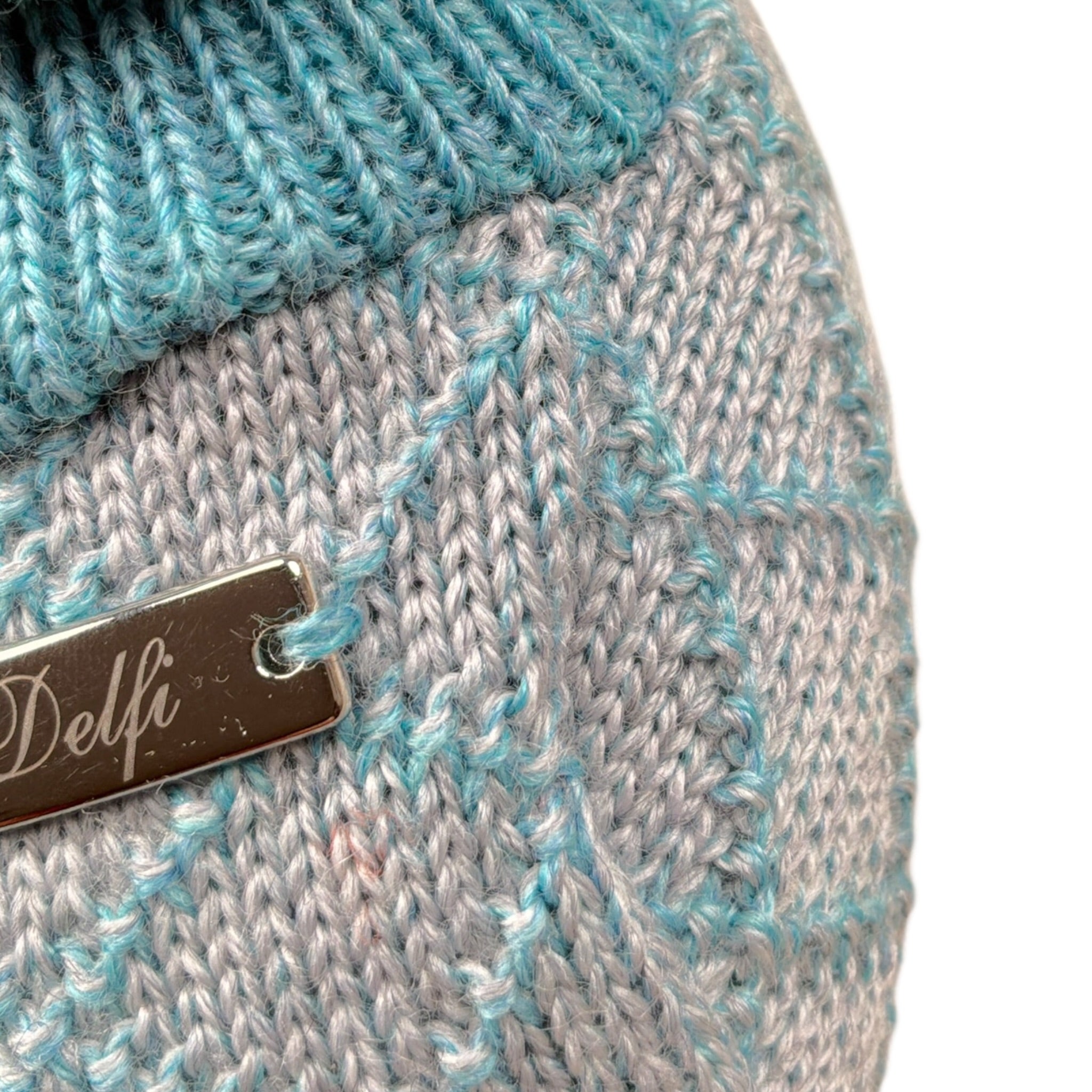 I Delfi Babbucce Bicolore con Ricami Grigio per Neonato 25A6466 GRIGIO I DELFI 