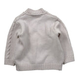 I Delfi Cardigan tinta unita con Ricami Beige per Neonato 25A6487 BEIGE I DELFI 