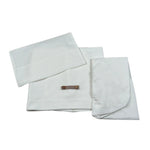 I Delfi Set 3 Pezzi Lenzuola Tinta Nita Panna per Neonato 25A6504 PANNA I DELFI 