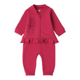 I Do Completo 2Pz Felpa-Pantalone Fuxia per Neonata 4F089 FUXIA I DO 