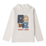 I Do Shirt tinta unita con Stampa Bianco per Bambino 4F261 BIANCO I DO 