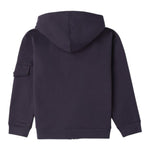 I Do Felpa tinta unita con Cappuccio Nero per Bambino 4F423 NERO I DO 