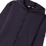 I Do Felpa tinta unita con Cappuccio Nero per Bambino 4F423 NERO I DO 