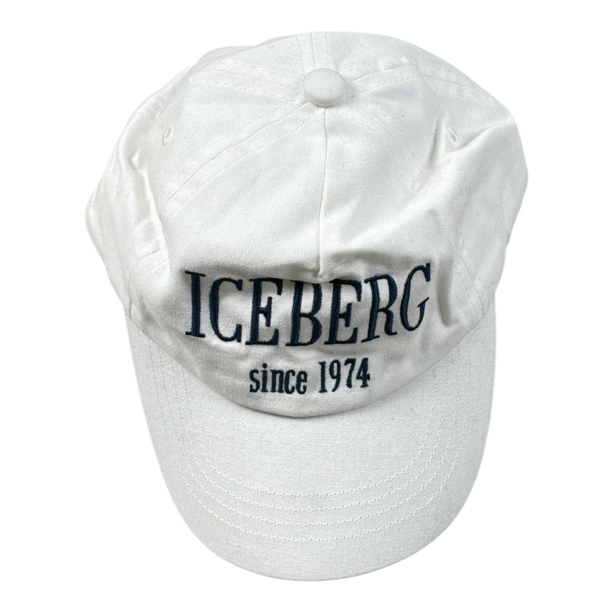 Iceberg Cappello tinta unita con Visiera Bianco per Bambino CAICE1100B BIANCO ICEBERG 