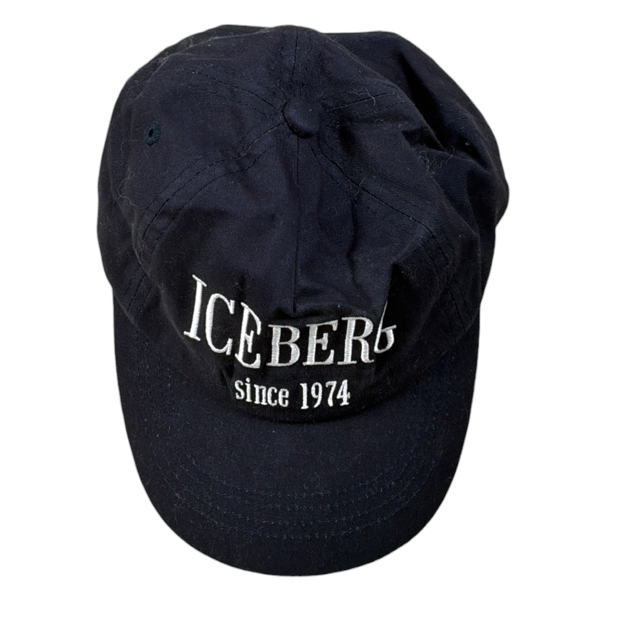 Iceberg Cappello tinta unita con Visiera Blu per Bambino CAICE1100B BLU ICEBERG 