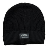 Iceberg Cappello tinta unita con Logo Nero per Bambino CAICE6301BX NERO ICEBERG 