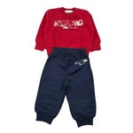 Iceberg Completo 2Pz Bicolore Felpa-Pantalone Rosso/Blu per Neonato CEICE6306N ROSSO/BLU ICEBERG 