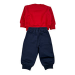Iceberg Completo 2Pz Bicolore Felpa-Pantalone Rosso/Blu per Neonato CEICE6306N ROSSO/BLU ICEBERG 