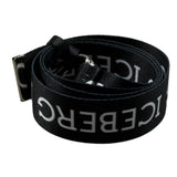 Iceberg Cintura tinta unita con Logo Nero per Bambina CIICE0101J NERO ICEBERG 