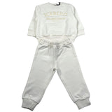 Iceberg Completo 2Pz Felpa-Pantalone con Stampa Panna per Neonato COMICE6300NN PANNA ICEBERG 