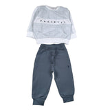 Iceberg Completo 2 Pezzi Felpa-Pantalone tinta unita Bianco per Neonato COMP6313BX BIANCO ICEBERG 