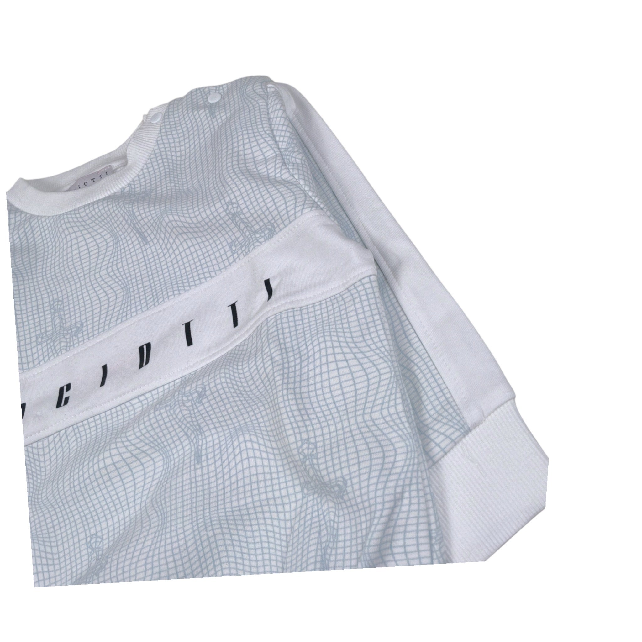 Iceberg Completo 2 Pezzi Felpa-Pantalone tinta unita Bianco per Neonato COMP6313BX BIANCO ICEBERG 