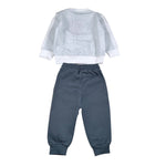 Iceberg Completo 2 Pezzi Felpa-Pantalone tinta unita Bianco per Neonato COMP6313BX BIANCO ICEBERG 
