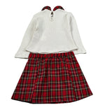 Meilisa Bai Completo 2 Pezzi Maglia-Gonna Bianco/Rosso per Neonata FL6696 BIANCO/ROSSO MEILISA BAI 