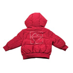 Iceberg Giubbino tinta unita con Cappuccio Rosso per Neonato GBICE6312B ROSSO ICEBERG 