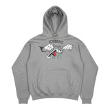 Iceberg Felpa tinta unita con Cappuccio E Stampa Grigio per Bambino MFICE6309J GRIGIO ICEBERG 