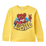 Iceberg Felpa tinta unita Girocollo con Stampa Giallo per Bambino MFICE6312J GIALLO ICEBERG 